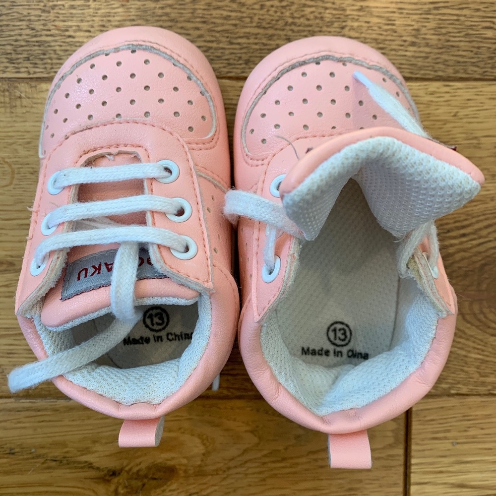 Oosaku Baby Pink Crib Shoes